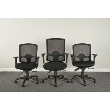 Alera® Alera Etros Series Mid-back Multifunction With Seat Slide Chair, Supports Up To 275 Lb, 17.83" To 21.45" Seat Height, Black freeshipping - TVN Wholesale